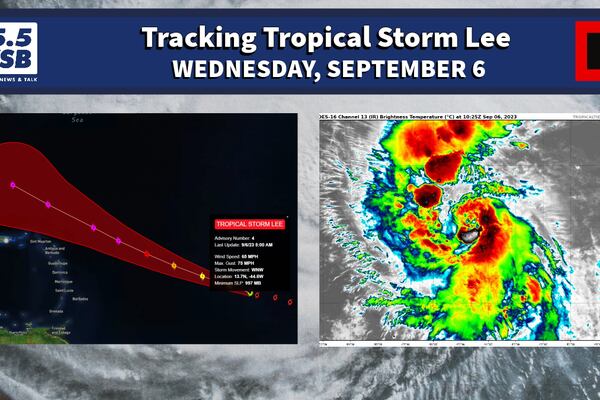 Tracking Tropical Storm Lee, soon to be a major hurricane this week