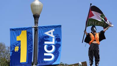 Violence erupts on campuses as protesters and counter-protesters clash over the war in Gaza