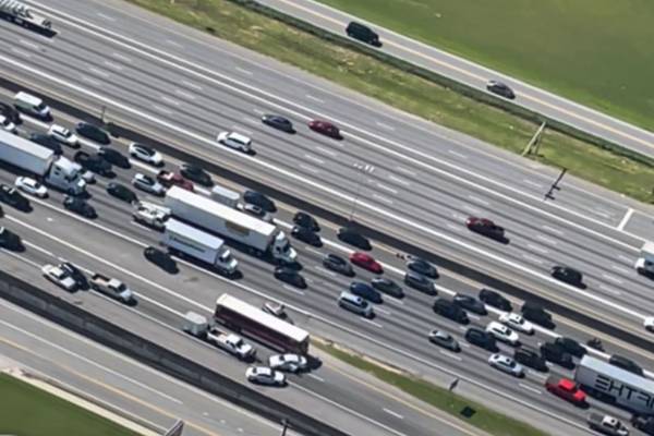 The Skycopter view of Atlanta traffic’s latest madness - a runaway bus