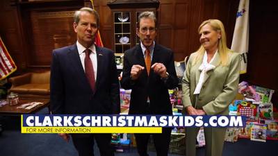 Governor Brian Kemp and First Lady Marty Kemp support Clark's Christmas Kids