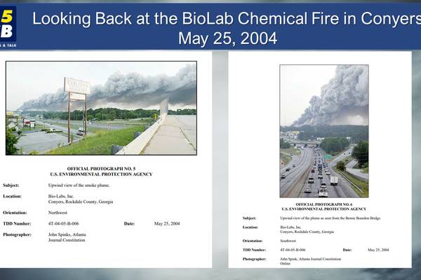 On this date in Metro Atlanta History: Looking back at the 2004 BioLab Fire in Conyers