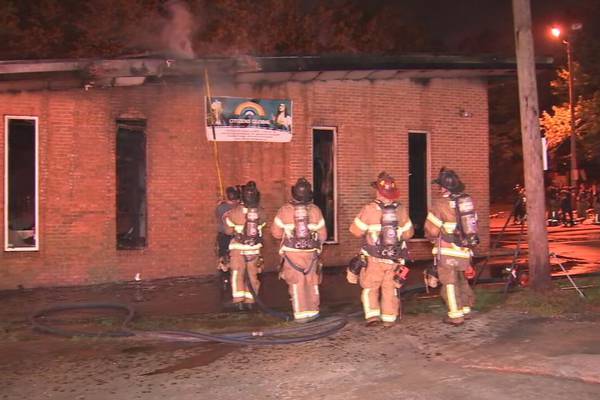 Crews battle fire at church in DeKalb County