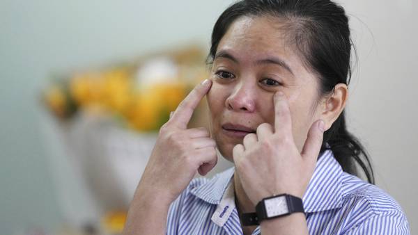 A union leader freed from prison vows to continue a strike against Cambodia's's biggest casino