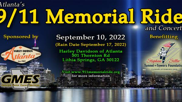 Atlanta’s 9/11 Memorial Ride benefiting Tunnel to Towers