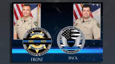 Special coins being sold to honor fallen Cobb County deputies, proceeds to go to families