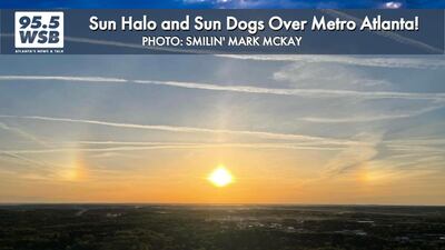 DID YOU SEE THEM? Sun Dogs, Sun Halo Spotted over Metro Atlanta Friday Morning