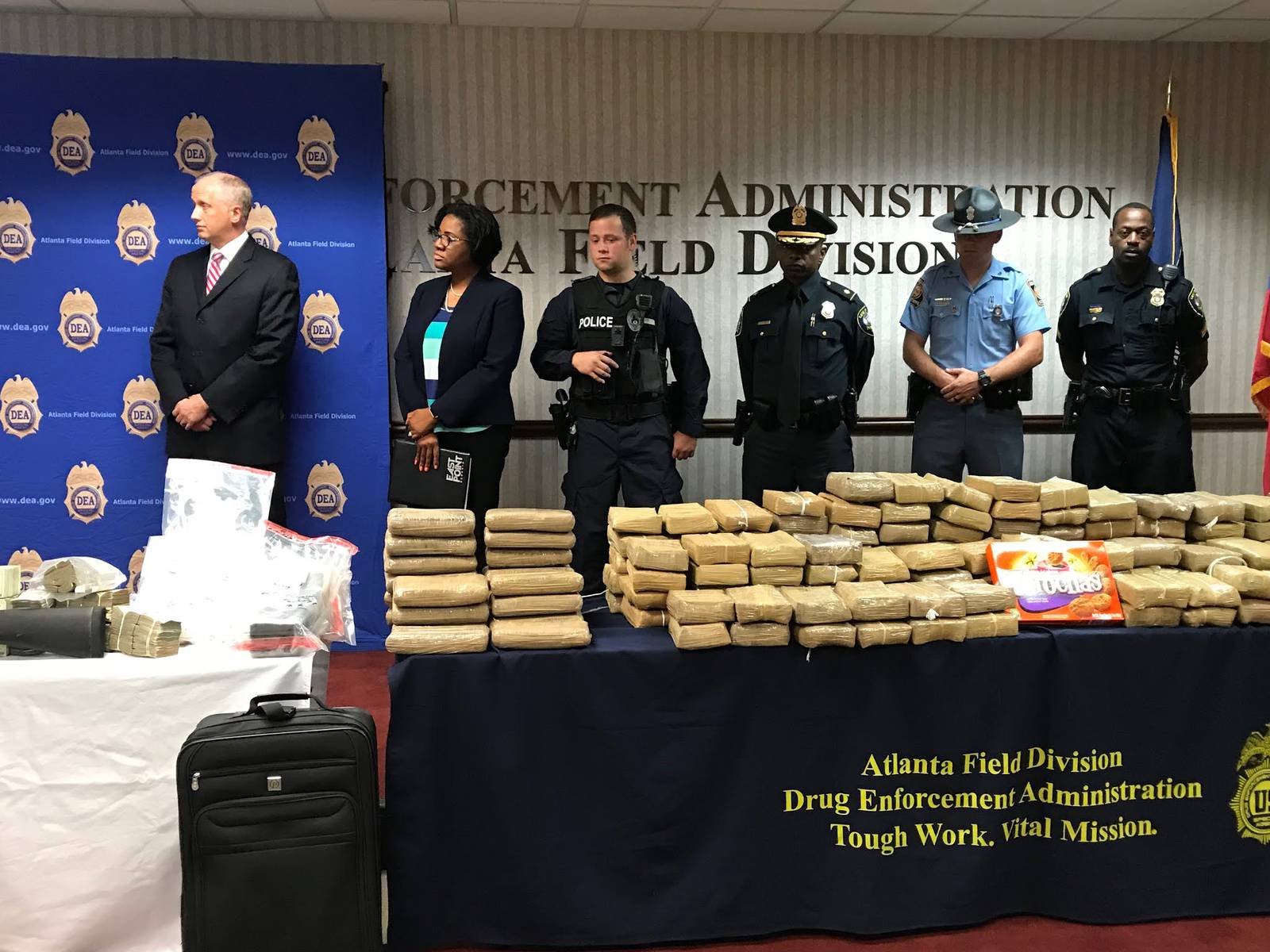 DRUG BUST Photos and Press Release 95.5 WSB