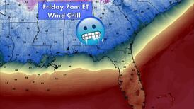 Arctic Blast On the Way, Wind Chills in the Teens Friday Morning