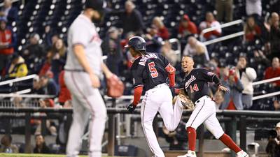Braves fall out of first with 10 inning loss to Nationals