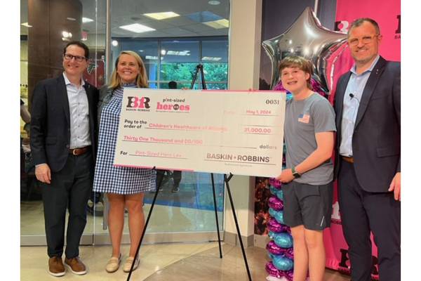 Baskin-Robbins honors ‘Pint-Sized Hero’, CHOA patient Lex Stolle with $31K grant