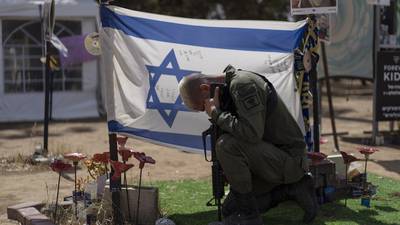 The Latest | Israel marks memorial day, as hundreds of thousands flee Rafah assault