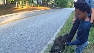 Bodycam shows K9 find missing child with autism after wandering from Gwinnett County home