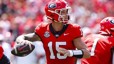 Georgia’s Carson Beck ties school record in rout of Tennessee Tech