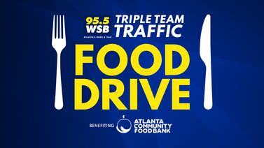 THANK YOU: 95.5 WSB Triple Team Traffic Food Drive Benefiting Atlanta Community Food Bank