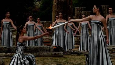 Paris Olympics: Torch lit in Olympia