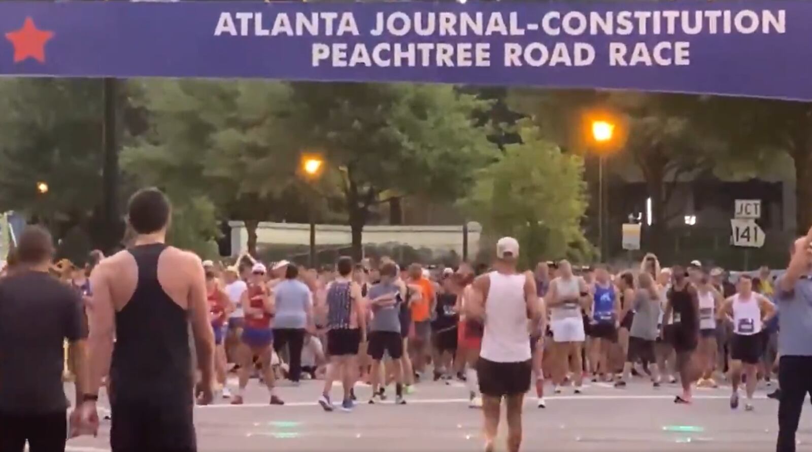 Day 1 of the 2day Peachtree Road Race produces fast times and happy