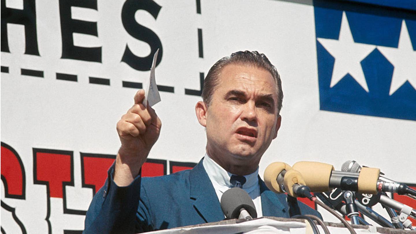 George Wallace carried several Southern states in 1968.