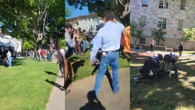 Convicted felon brought axe, hatchet, more from North Carolina to protest at Emory, police say