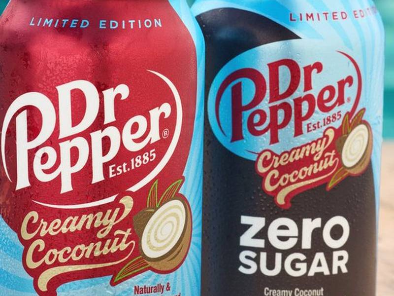 Dr Pepper also is selling a coconut-lime "dirty soda creamer" in partnership with Coffee Mate.