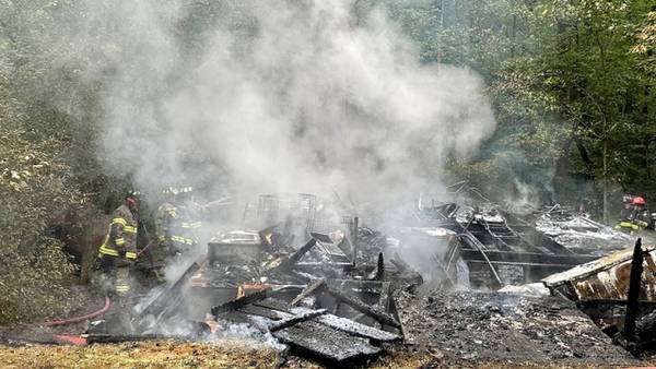 Lightning sparks fire that destroys outbuilding in Habersham County