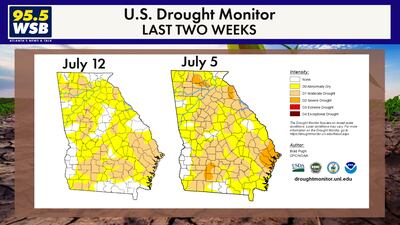 Drought conditions improve, but not completely eradicated in Metro Atlanta as well as Georgia