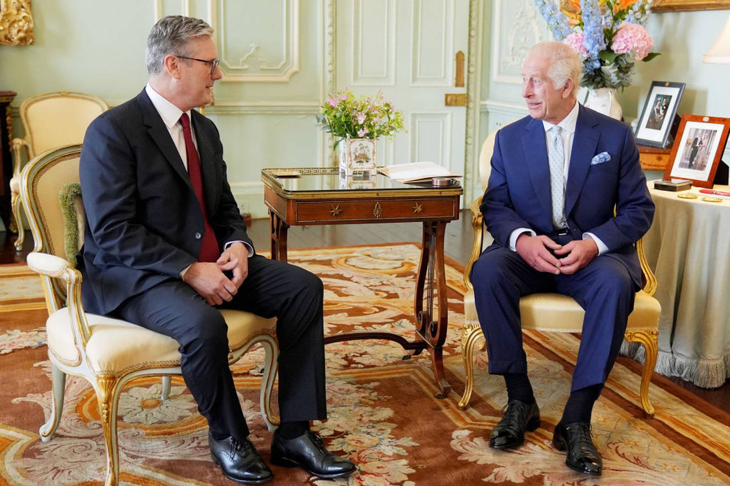 Prime Minister Keir Starmer and King Charles III