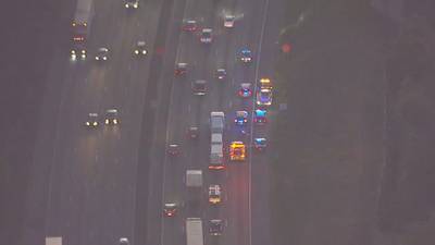 One dead after being hit by car along I-285