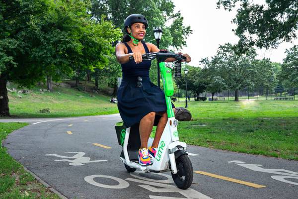 Lime introduces seated e-scooters to the streets of Atlanta