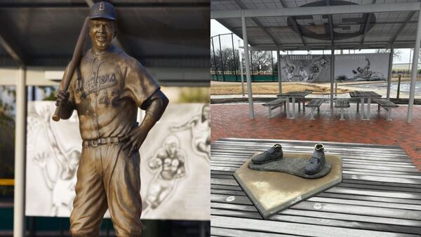 Cleats left after Jackie Robinson statue stolen, destroyed will be donated to Negro Leagues Museum