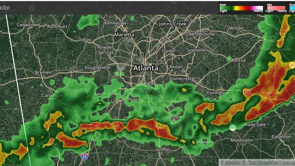 LIVE UPDATES: Severe storms move through metro Atlanta 
