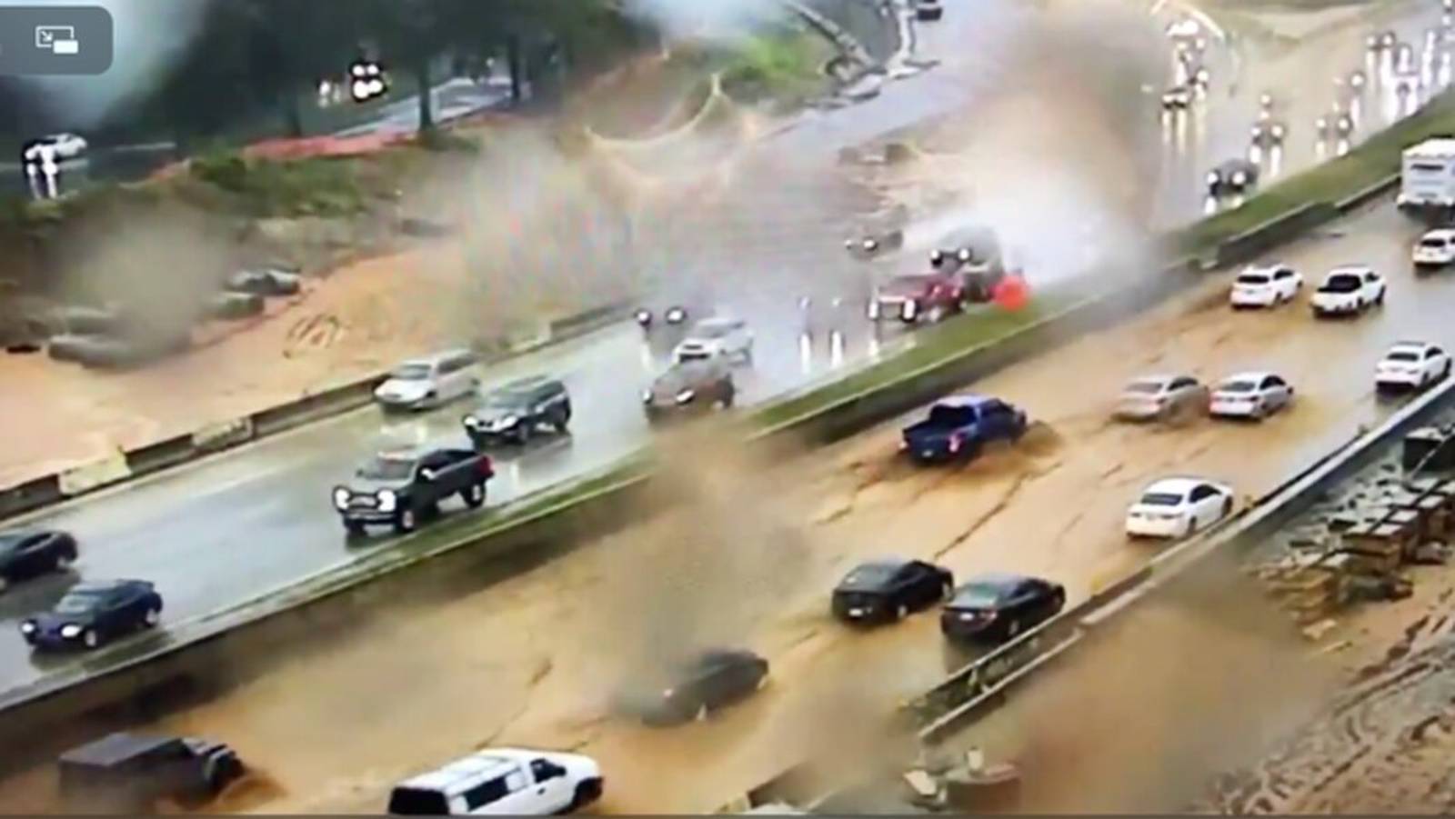 Flooding reported on Ga. 400, I75 and I285 amid heavy rain in Atlanta