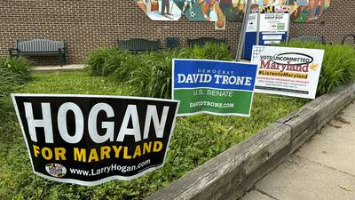 Ex-GOP Gov. Hogan is popular with some Maryland Democrats who still don't want him in the Senate