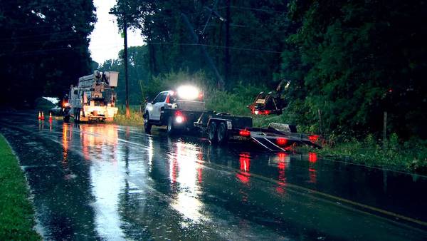 Thousands without power as severe storms again move through metro area Thursday