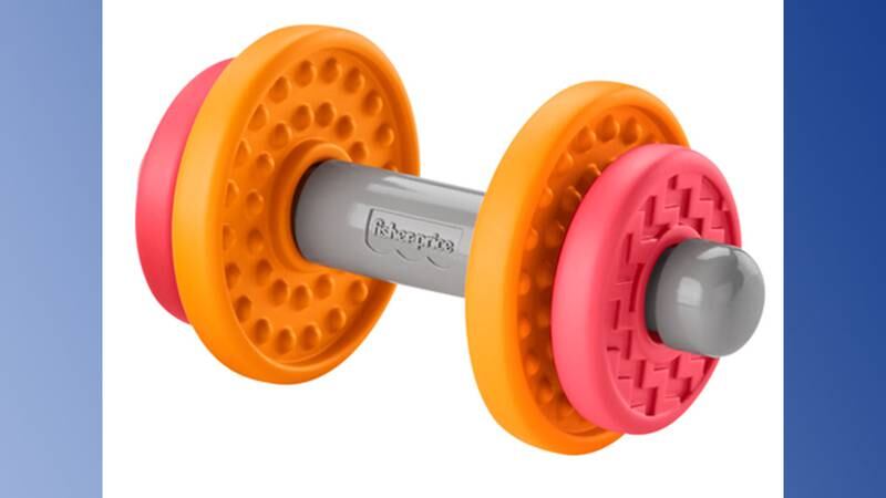 Toy dumbbell