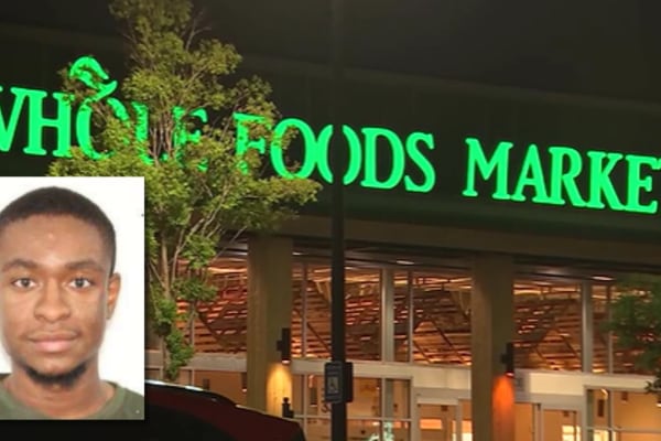 Man charged with sexual battery after woman chases him down in metro Atlanta Whole Foods