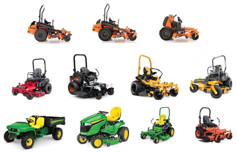 tractors and mowers