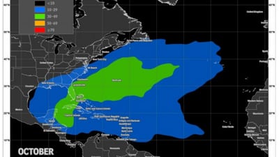 Forecast history for hurricane Ian