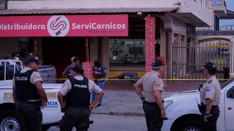Ecuadorian police arrest 2 suspects in the armed attack that killed soccer player Pineida