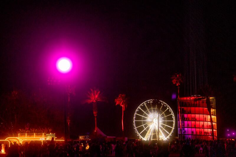 INDIO, CALIFORNIA - APRIL 13: A view of the atmosphere at the 2024 Coachella Valley Music and Arts Festival at Empire Polo Club on April 13, 2024 in Indio, California. (Photo by Emma McIntyre/Getty Images for Coachella)