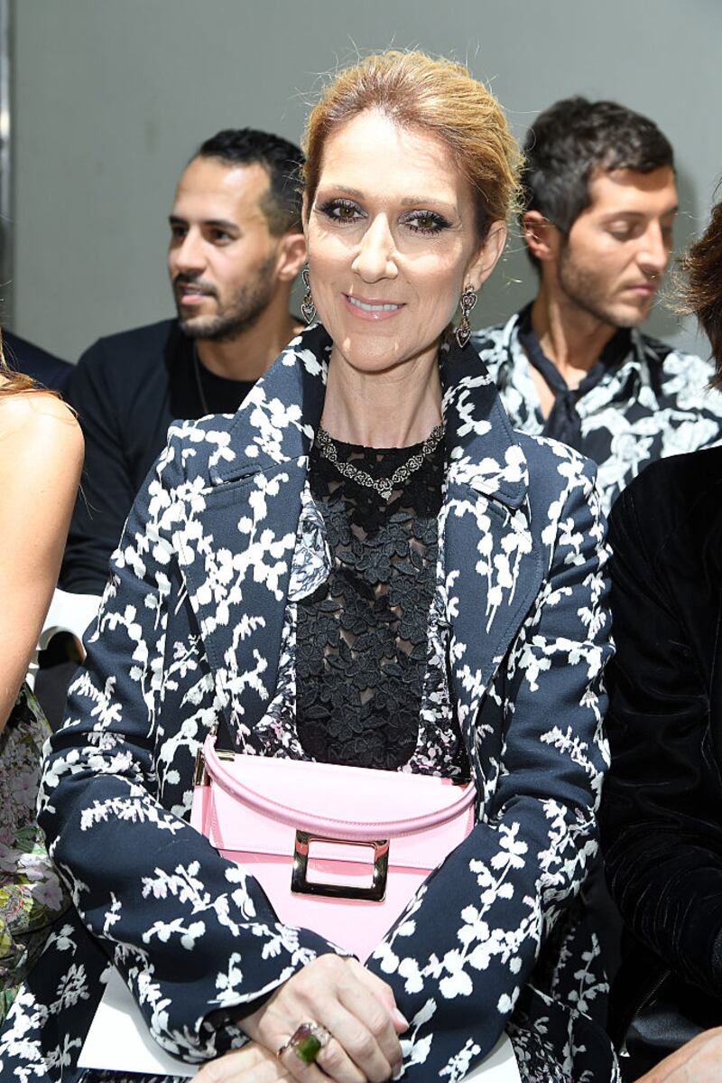 PARIS, FRANCE - JULY 04: Celine Dion attends the Giambattista Valli Haute Couture Fall/Winter 2016-2017 show as part of Paris Fashion Week on July 4, 2016 in Paris, France. (Photo by Pascal Le Segretain/Getty Images)