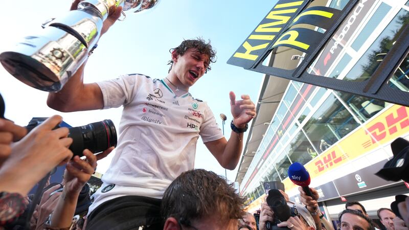 F1 leader Kimi Antonelli wins Italian GP after epic charge from the back