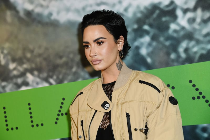 LOS ANGELES, CALIFORNIA - FEBRUARY 02: Demi Lovato attends Stella McCartney X Adidas Party at Henson Recording Studio on February 02, 2023 in Los Angeles, California. (Photo by JC Olivera/Getty Images)