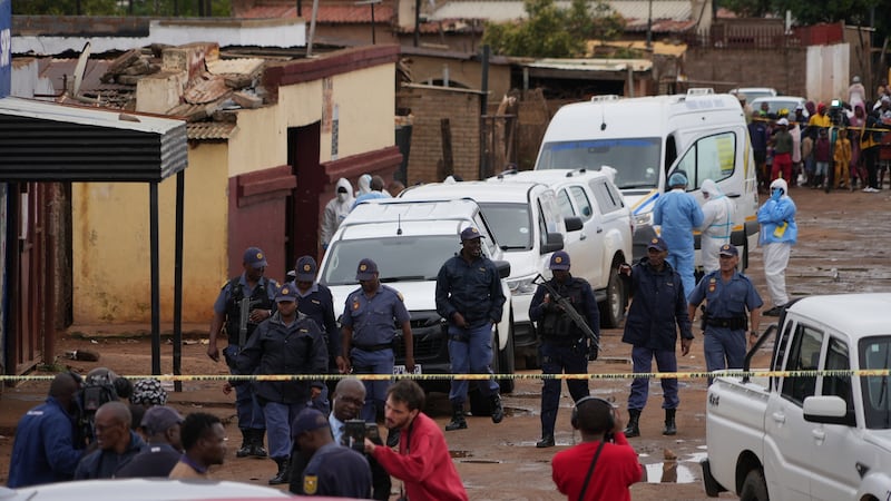 Multiple gunmen open fire at a South African pub, killing 9 and wounding 10