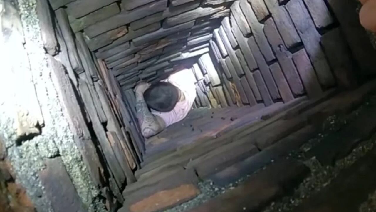 Robert Langlias was found in a chimney by Fall River police.