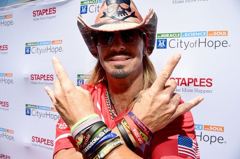 NASHVILLE, TN - JUNE 07: Singer-songwriter Bret Michaels attends the 26th Annual City of Hope Celebrity Softball Game at First Tennessee Park on June 7, 2016 in Nashville, Tennessee. (Photo by Rick Diamond/Getty Images for City Of Hope)