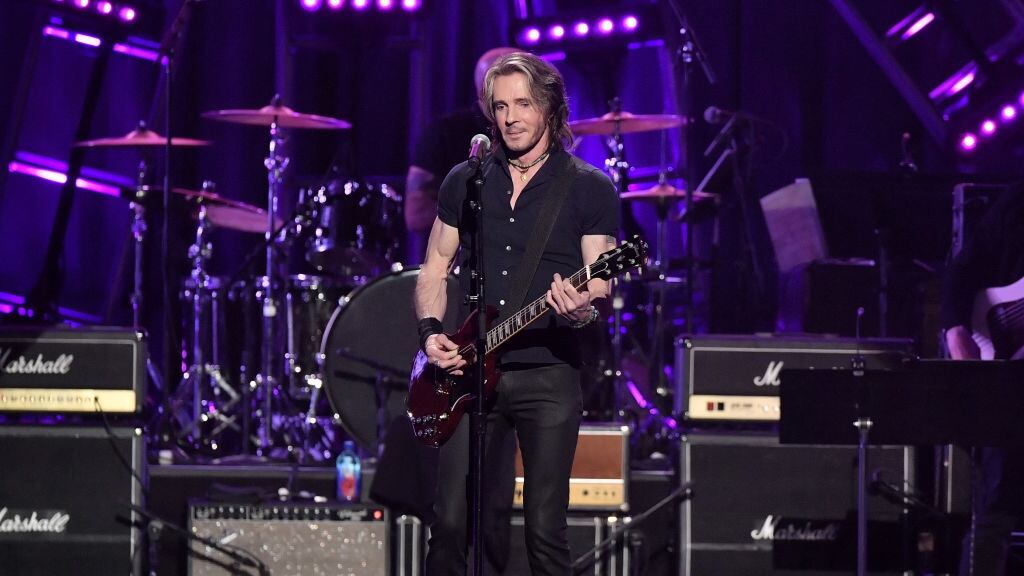 Rick Springfield performs on stage