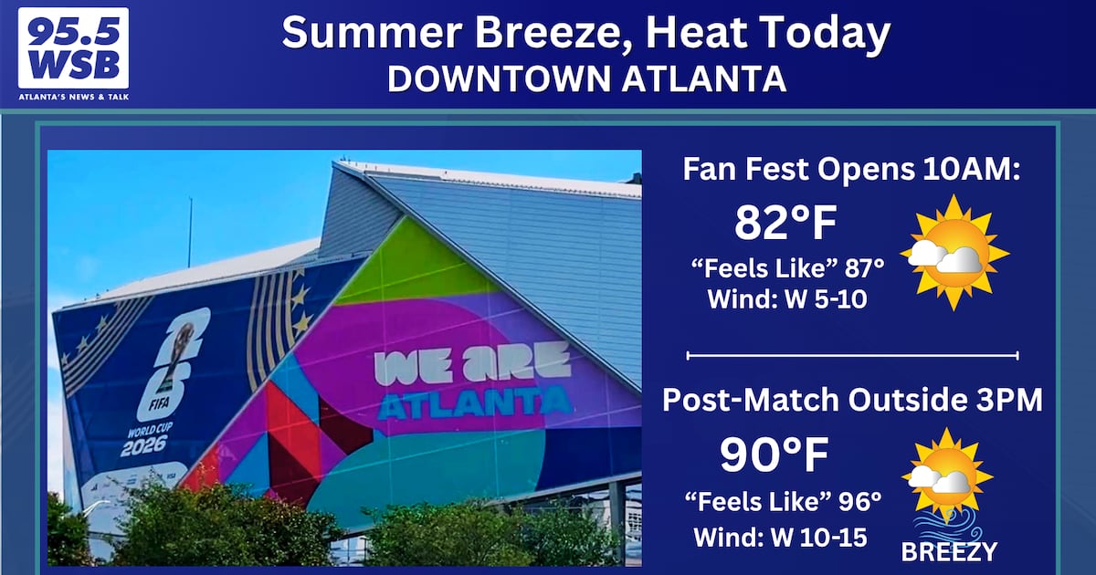 Despite the heat, summer breeze will feel fine for outdoor Watch Parties