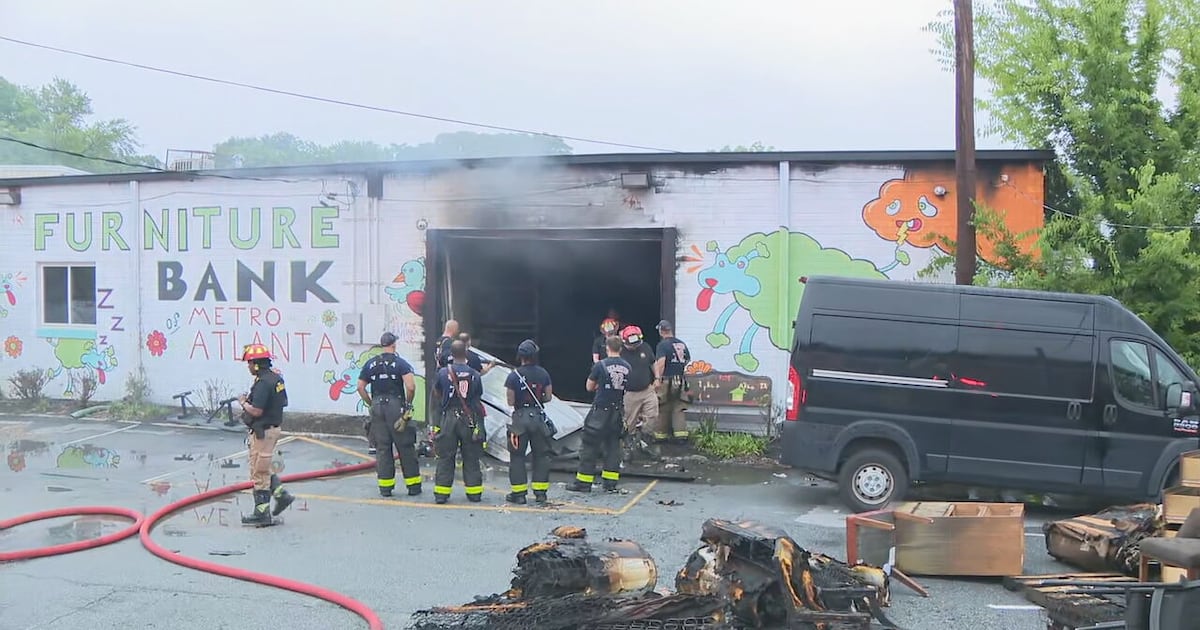 Metro Atlanta non-profit assessing damage after warehouse fire