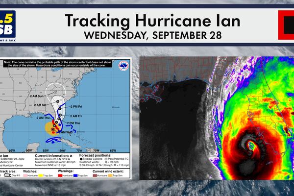 Ian makes landfall in southwest Florida Wednesday afternoon as a Category 4 Major Hurricane